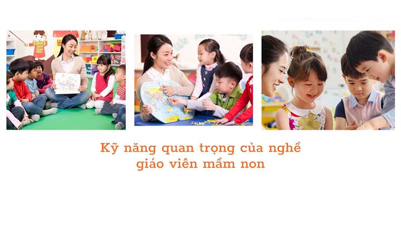 Kỹ năng quan trọng của nghề giáo viên mầm non