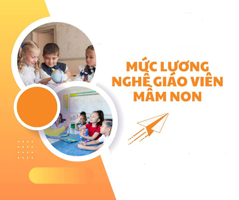 Mức lương nghề giáo viên mầm non